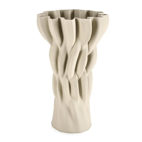 VASO REIKO TONDO BEIGE H.48